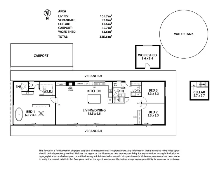 Floorplan of Homely rural property listing, 499 Mosquito Hill Road, Mount Compass SA 5210
