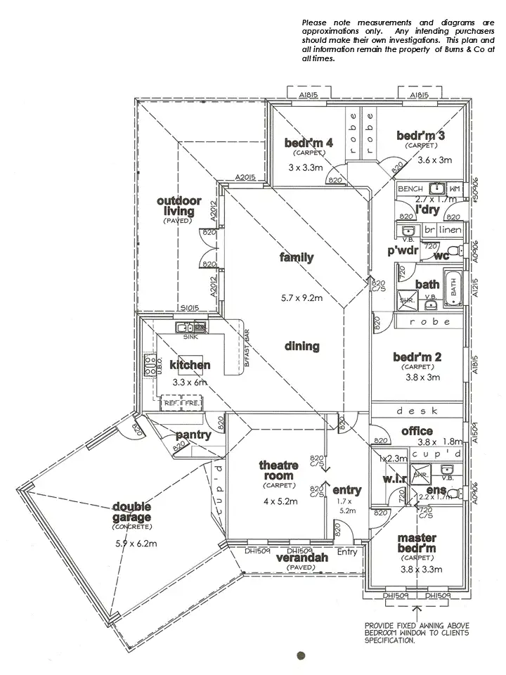 Floorplan of Homely house listing, 5 Touriga Court, Mildura VIC 3500