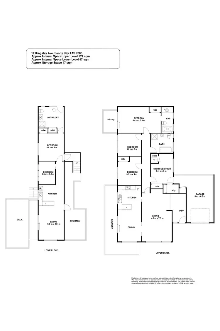 Floorplan of Homely house listing, 12 Kingsley Avenue, Sandy Bay TAS 7005