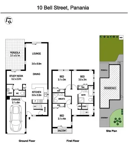 Floorplan of Homely house listing, 10 Bell Street, Panania NSW 2213