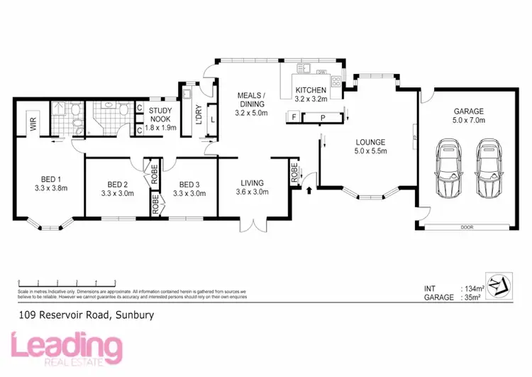 Floorplan of Homely house listing, 109 Reservoir Road, Sunbury VIC 3429