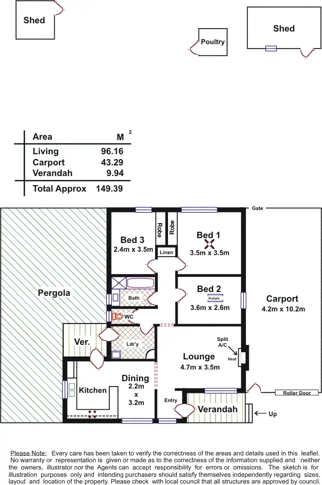 Floorplan of Homely house listing, 25 Hooper Road, Smithfield Plains SA 5114