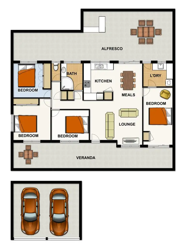 Floorplan of Homely house listing, 9 Altola St, Durack QLD 4077