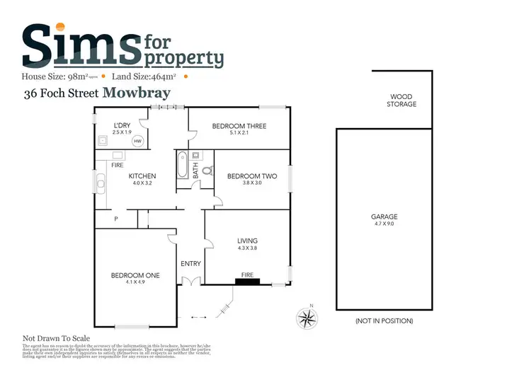 Floorplan of Homely house listing, 36 Foch Street, Mowbray TAS 7248