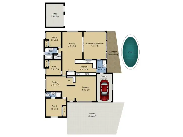 Floorplan of Homely house listing, 14 Grazier Place, Minchinbury NSW 2770