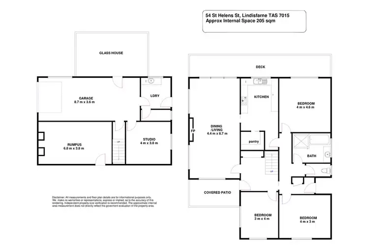 Floorplan of Homely house listing, 54 St Helens Street, Lindisfarne TAS 7015