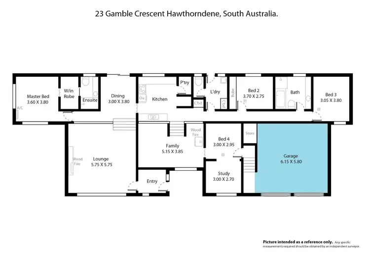 Floorplan of Homely house listing, 23 Gamble Crescent, Hawthorndene SA 5051