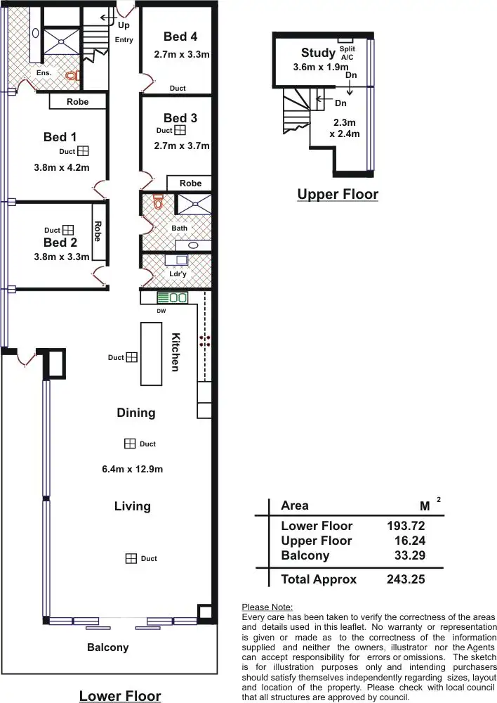 Floorplan of Homely apartment listing, 47/100 Rose Terrace, Wayville SA 5034
