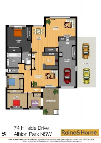 Floorplan of Homely house listing, 74 Hillside Drive, Albion Park NSW 2527