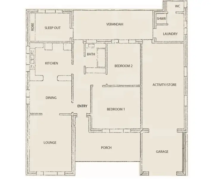 Floorplan of Homely house listing, 15 Yanget Street, Mandurah WA 6210