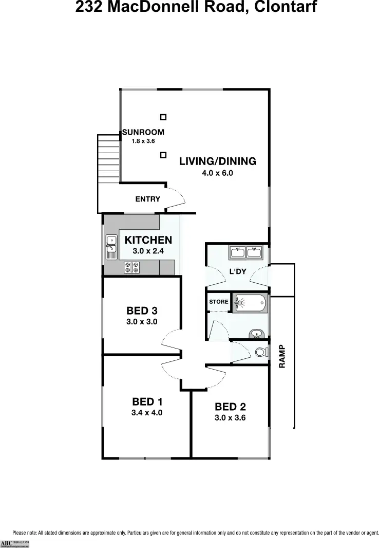 Floorplan of Homely house listing, 232 Macdonnell Road, Clontarf QLD 4019