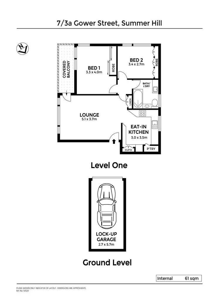 Floorplan of Homely apartment listing, 7/3a Gower Street, Summer Hill NSW 2130