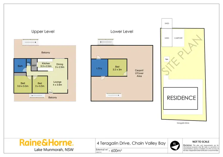 Floorplan of Homely house listing, 4 Teragalin Drive, Chain Valley Bay NSW 2259