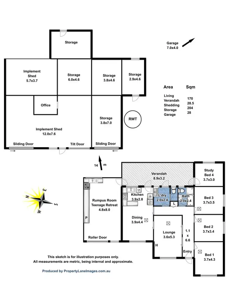 Floorplan of Homely house listing, 38 Bethesda Road, Lewiston SA 5501