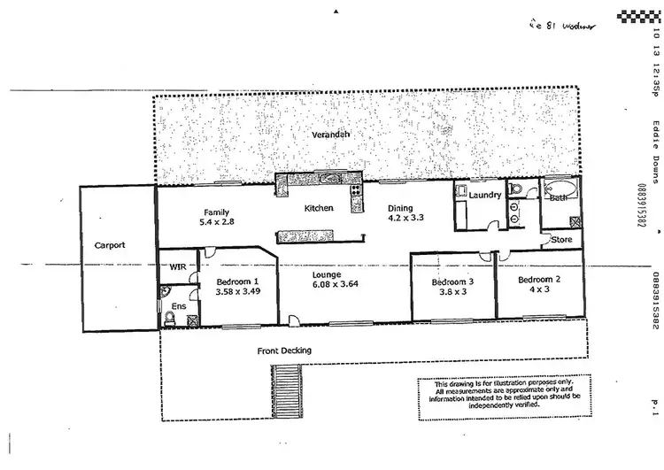 Floorplan of Homely house listing, 81 Woolmer Road, Glossop SA 5344