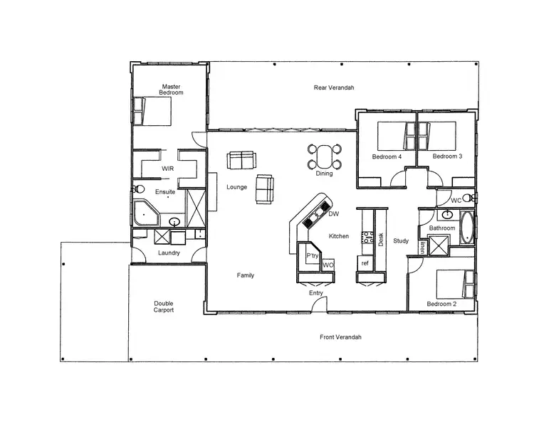 Floorplan of Homely house listing, 4 Tanami Court, Rosebery NT 832