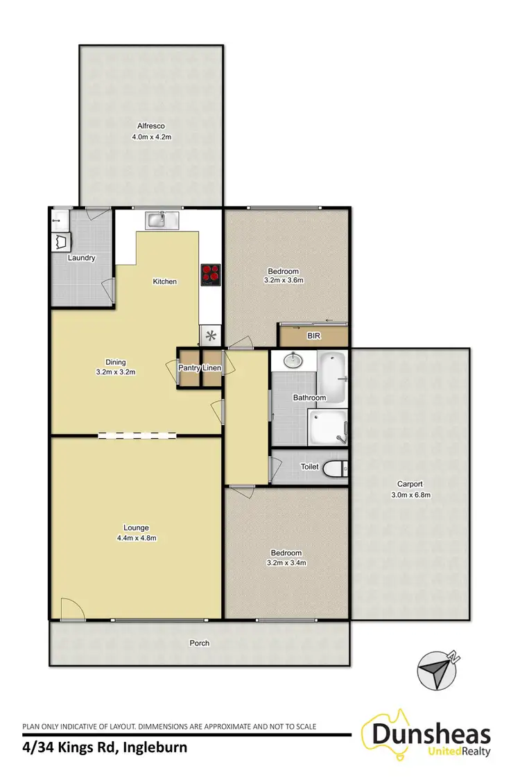 Floorplan of Homely house listing, 4/34 Kings Road, Ingleburn NSW 2565