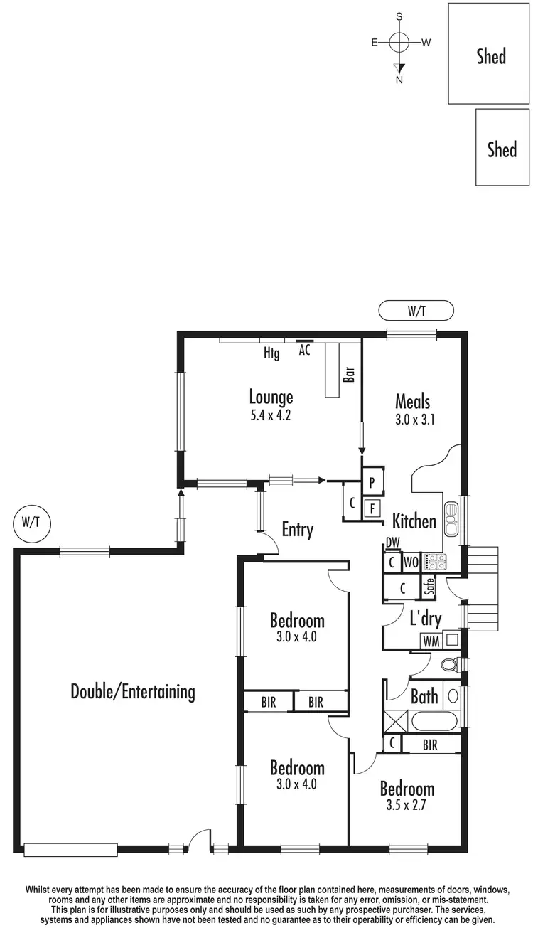 Floorplan of Homely house listing, 126 Osborne Avenue, Clayton South VIC 3169