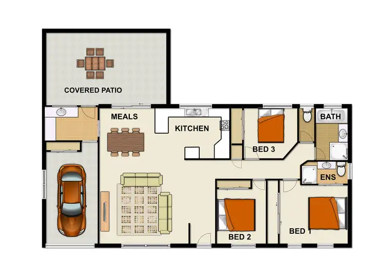 Floorplan of Homely house listing, 24 Bushland Drive, Regents Park QLD 4118