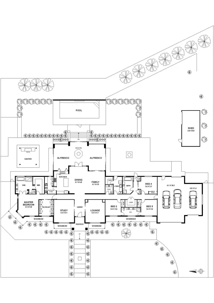 Floorplan of Homely house listing, 12 Palamino Valley Court, Greenvale VIC 3059