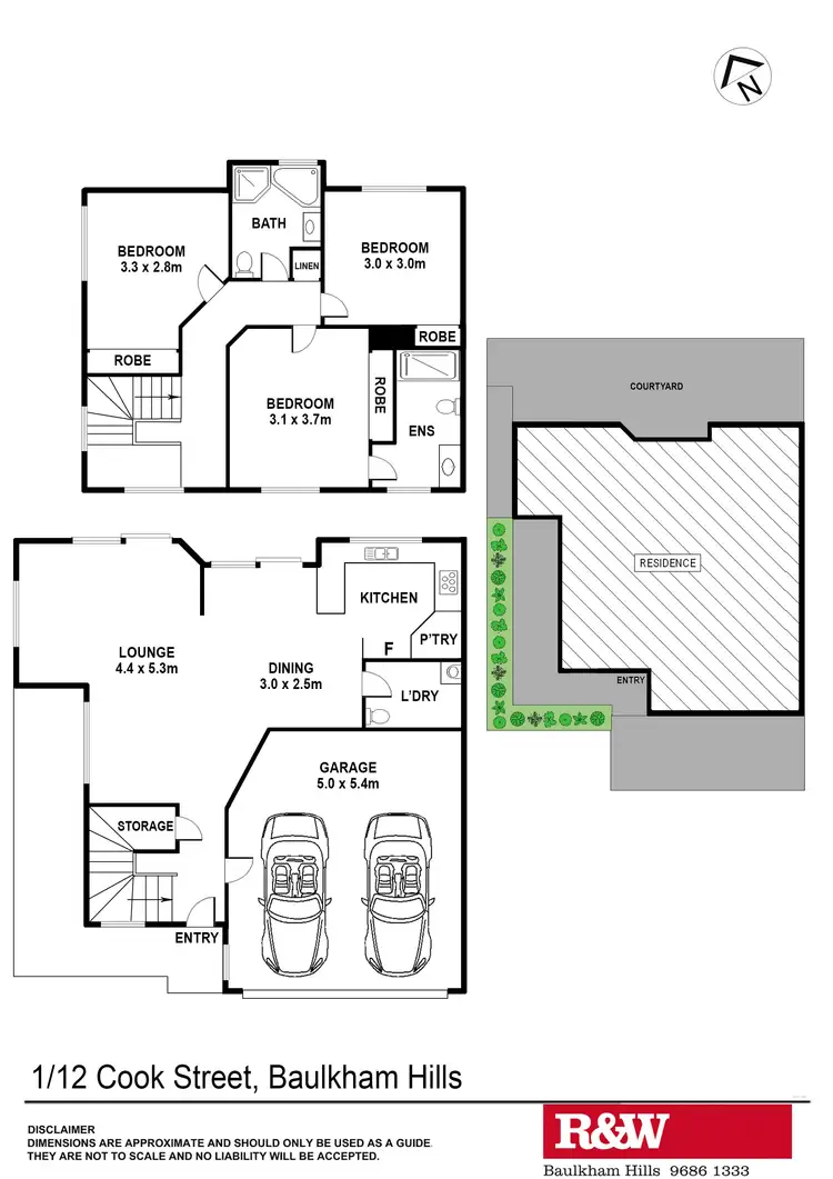 Floorplan of Homely townhouse listing, Address available on request