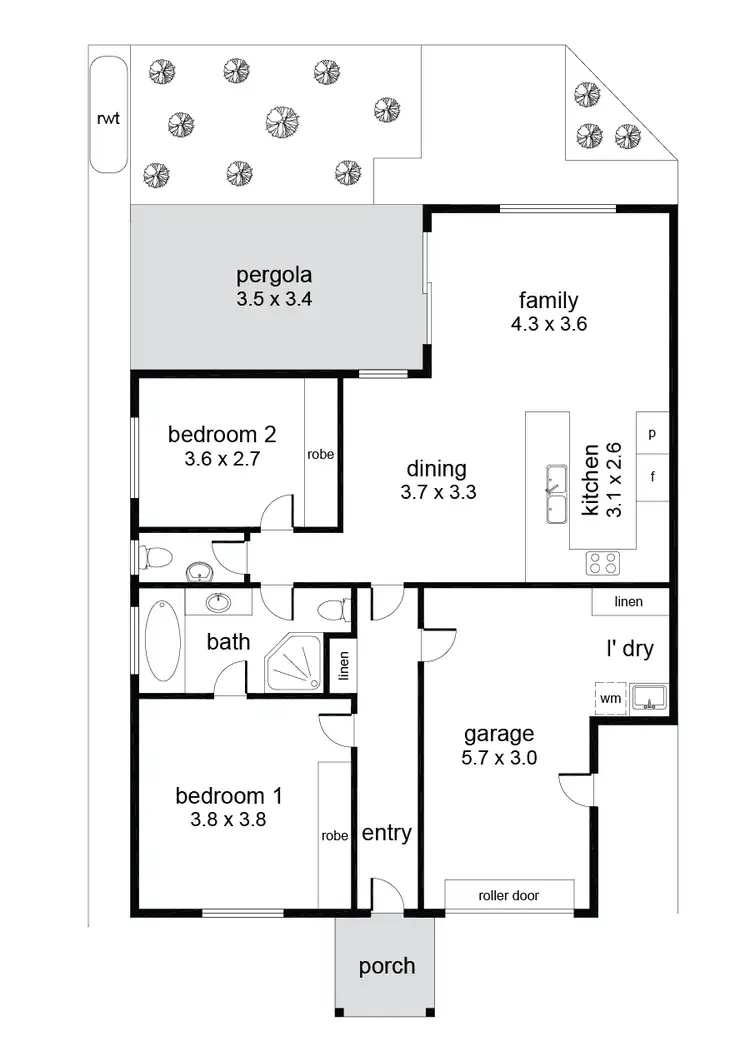 Floorplan of Homely house listing, 83 Brooker Terrace, Richmond SA 5033