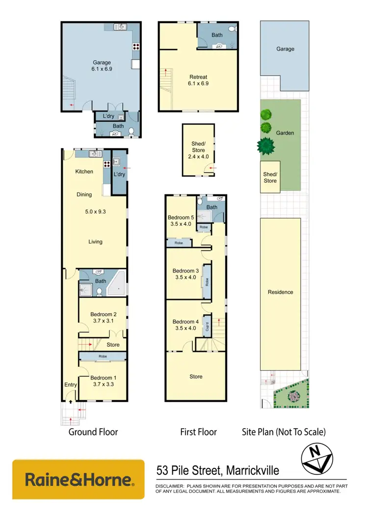 Floorplan of Homely house listing, 53 Pile Street, Marrickville NSW 2204
