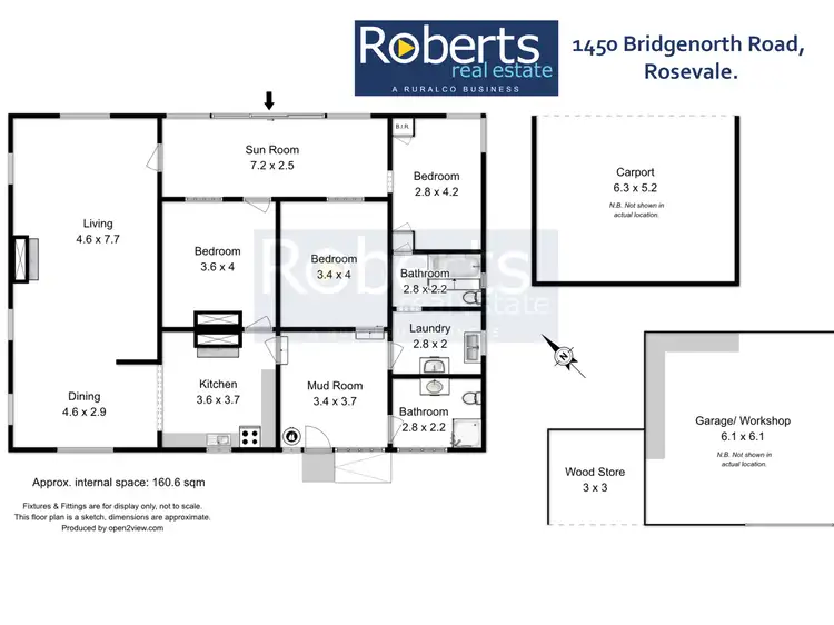 Floorplan of Homely house listing, 1450 Bridgenorth Road, Rosevale TAS 7292