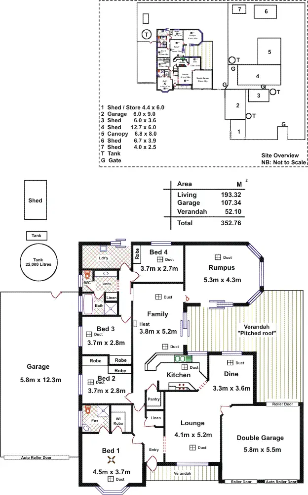 Floorplan of Homely house listing, Lot 160 Kent Road, Macdonald Park SA 5121