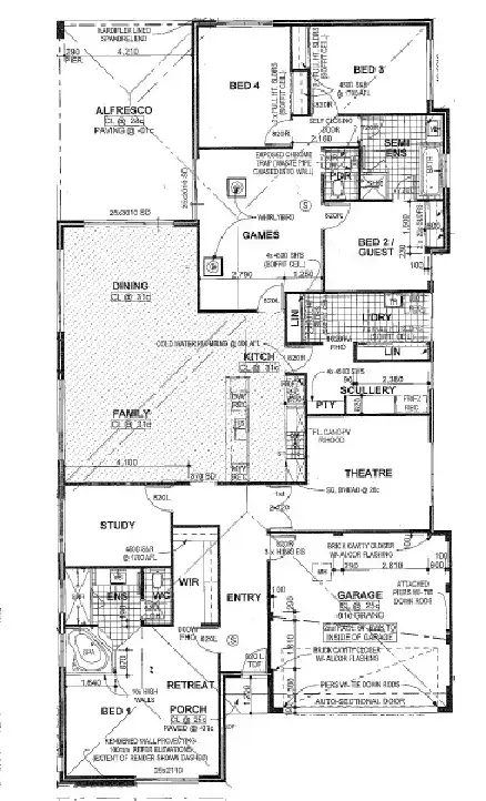 Floorplan of Homely house listing, 26 Elwood Loop, Oakford WA 6121