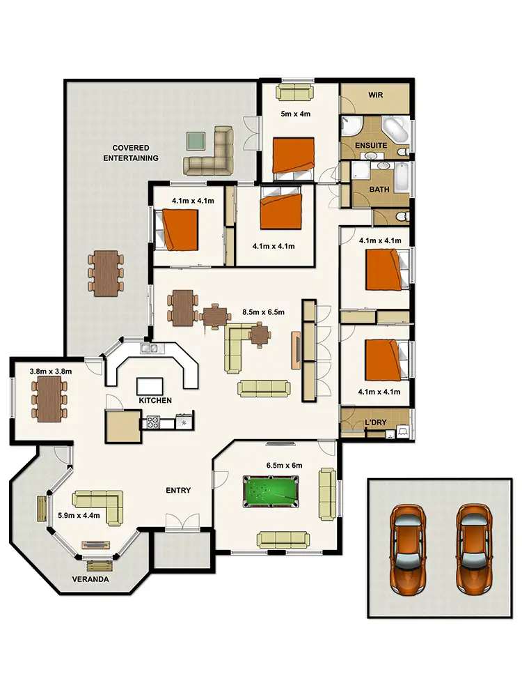 Floorplan of Homely house listing, 140 Tall Timber Rd, New Beith QLD 4124