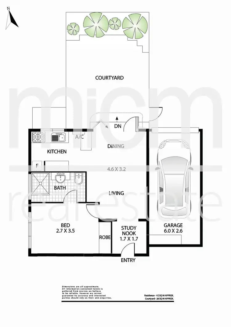 Floorplan of Homely apartment listing, 1/42-44 Albion Street, South Yarra VIC 3141