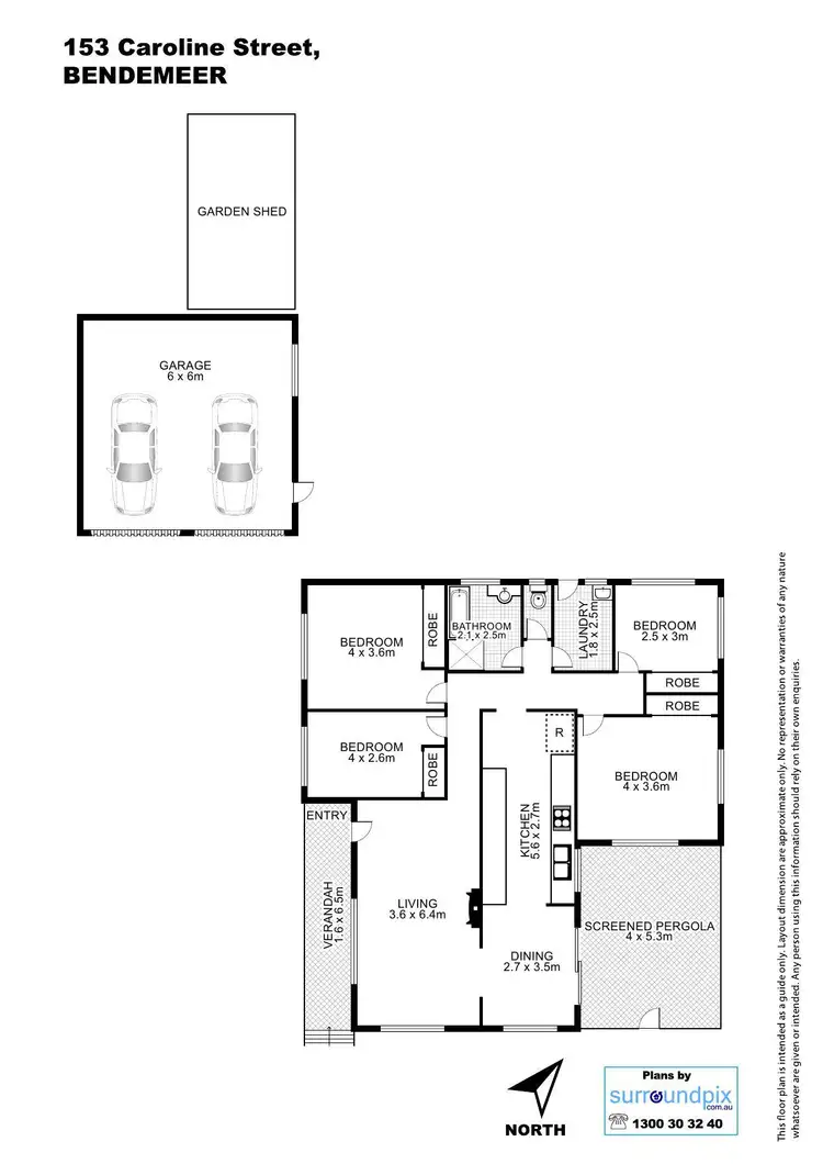 Floorplan of Homely house listing, 153 Caroline Street, Bendemeer NSW 2355