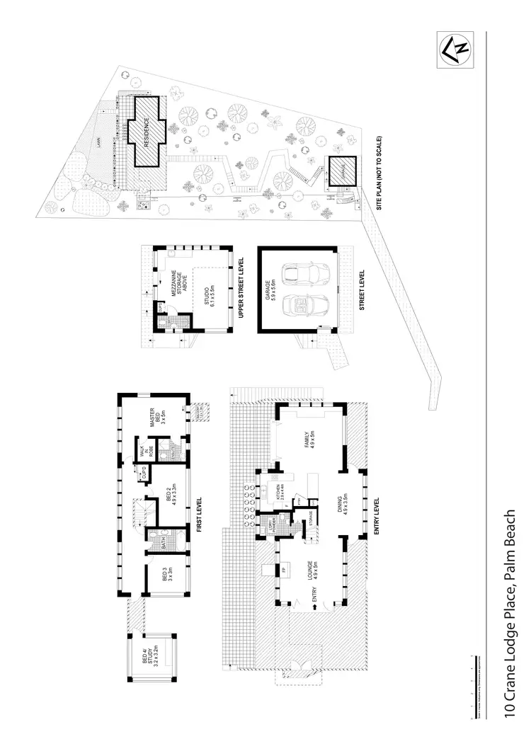 Floorplan of Homely house listing, 10 Crane Lodge Place, Palm Beach NSW 2108