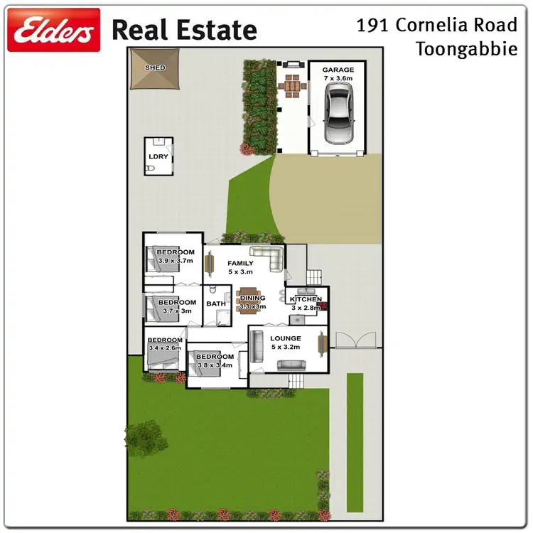Floorplan of Homely house listing, 191 Cornelia Road, Toongabbie NSW 2146