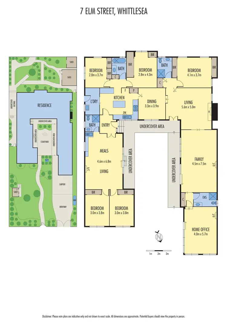 Floorplan of Homely house listing, 7 Elm Street, Whittlesea VIC 3757
