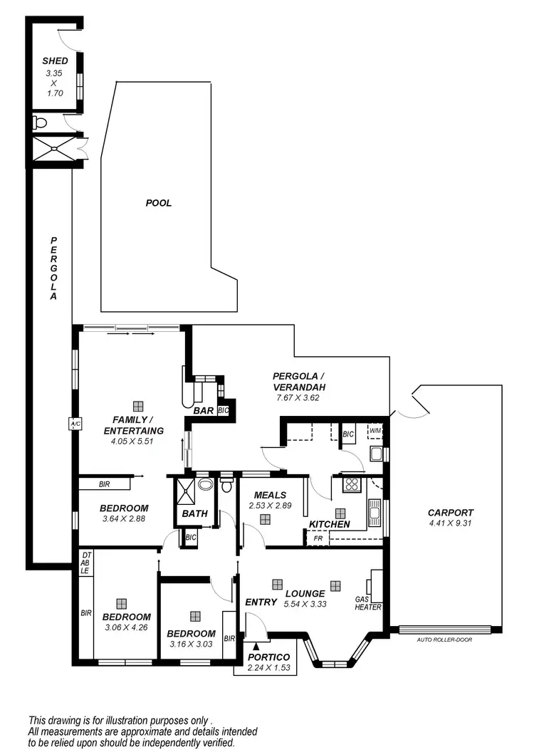 Floorplan of Homely house listing, 76 Lewis Crescent, Woodville West SA 5011