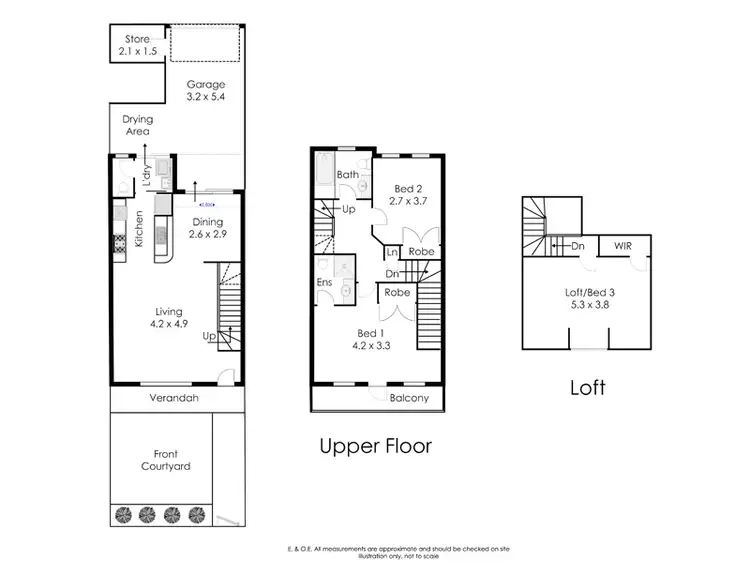 Floorplan of Homely townhouse listing, 2/22 Geddes Street, Victoria Park WA 6100