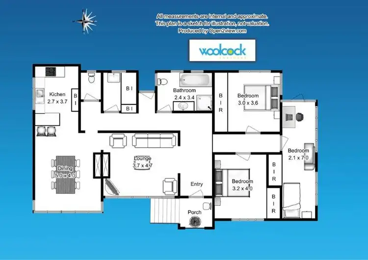 Floorplan of Homely house listing, 2A North Bank Rd, Trevallyn TAS 7250