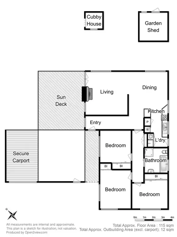 Floorplan of Homely house listing, 32 Lewan Avenue, Kingston TAS 7050