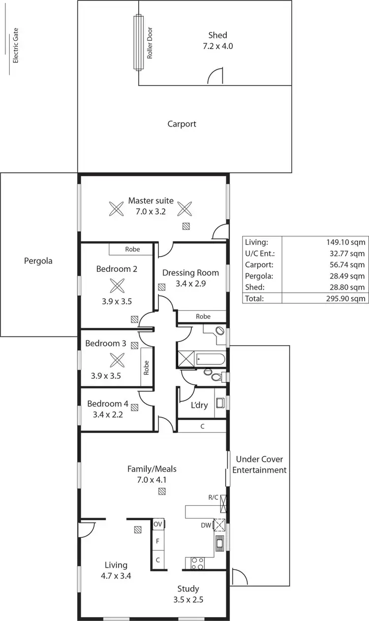Floorplan of Homely house listing, 75 Folkestone Road, South Brighton SA 5048