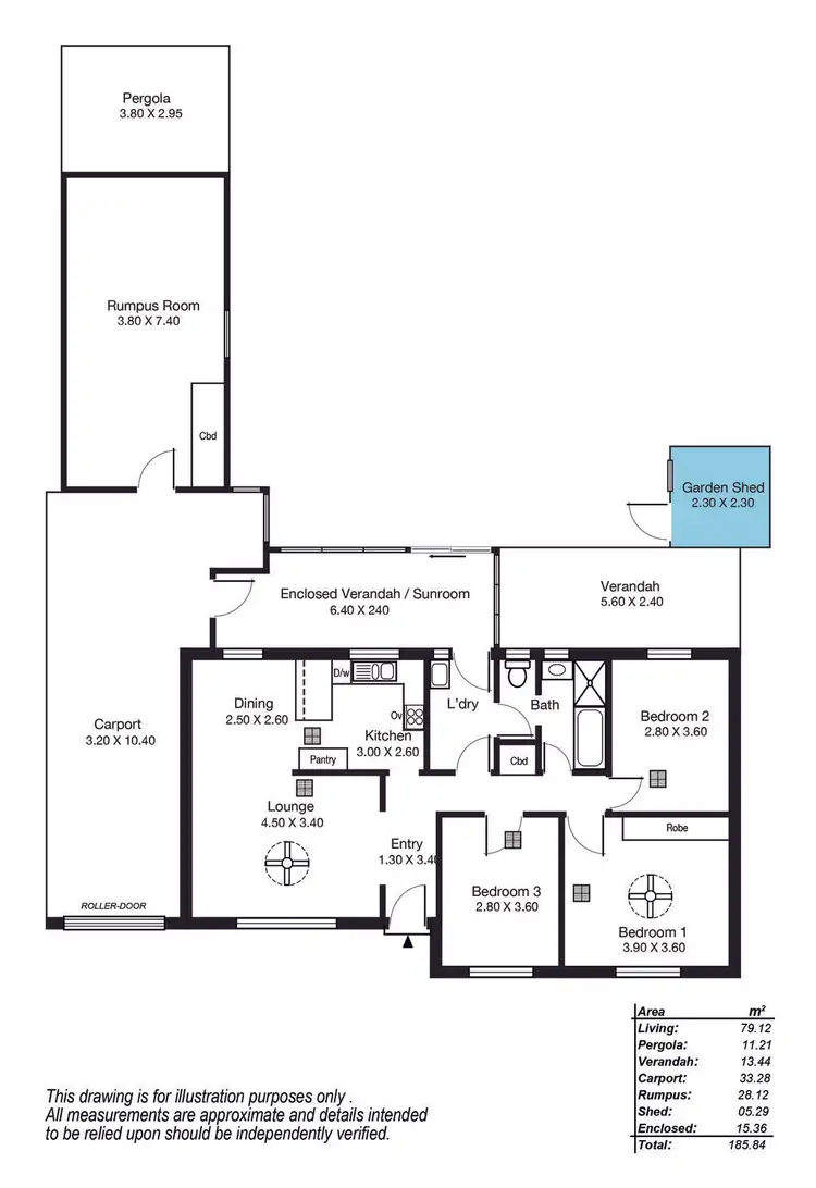 Floorplan of Homely house listing, 22 Allan Place, Reynella SA 5161