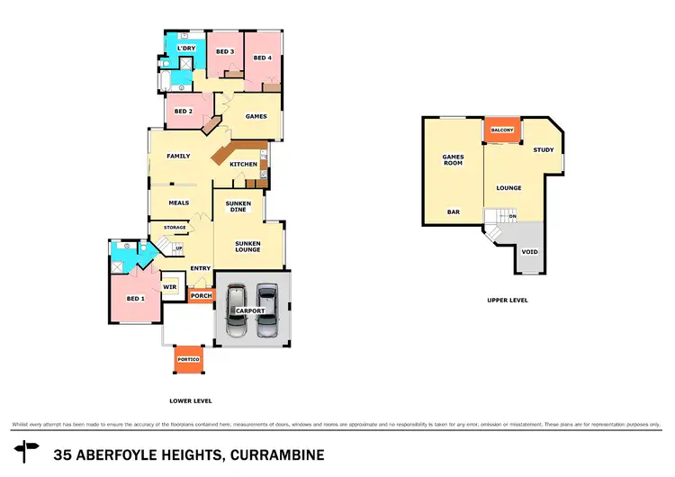 Floorplan of Homely house listing, 35 Aberfoyle Heights, Currambine WA 6028