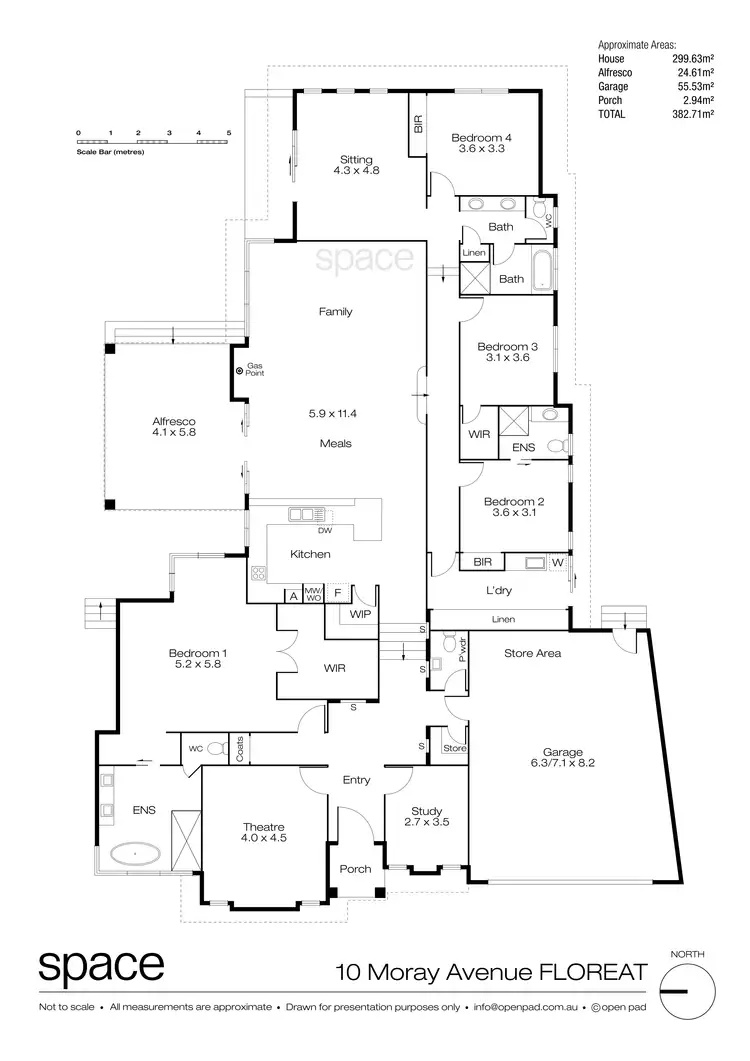 Floorplan of Homely house listing, 10 Moray Avenue, Floreat WA 6014