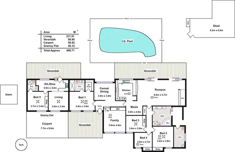 Floorplan of Homely house listing, 21 Buckland Park Road, Two Wells SA 5501