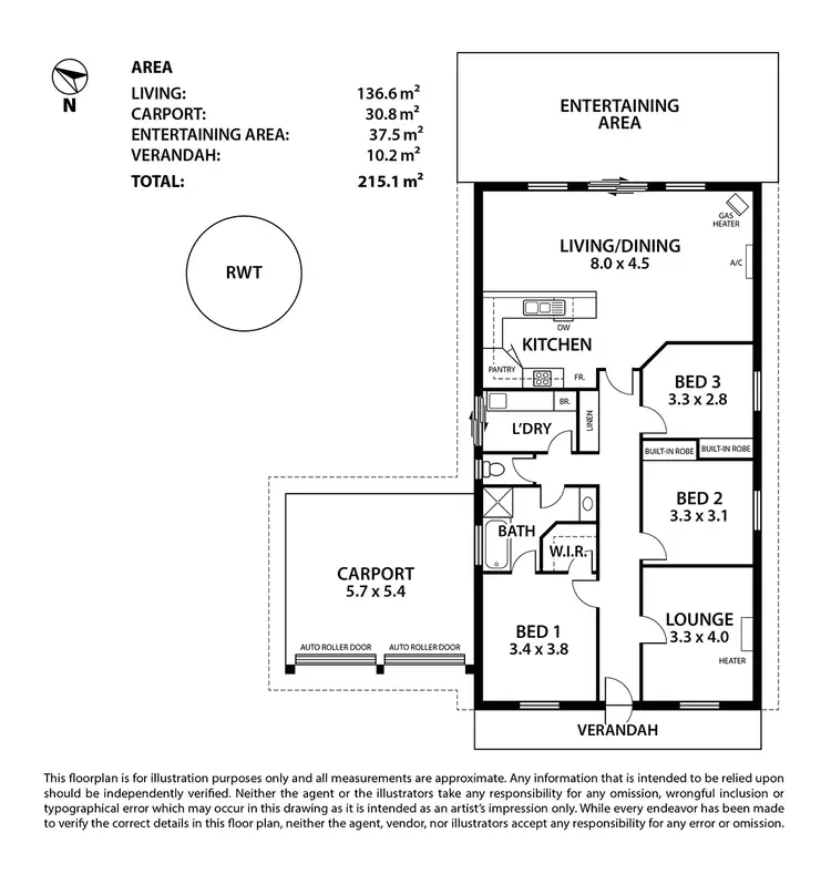 Floorplan of Homely house listing, 4 Hoffman Court, Strathalbyn SA 5255