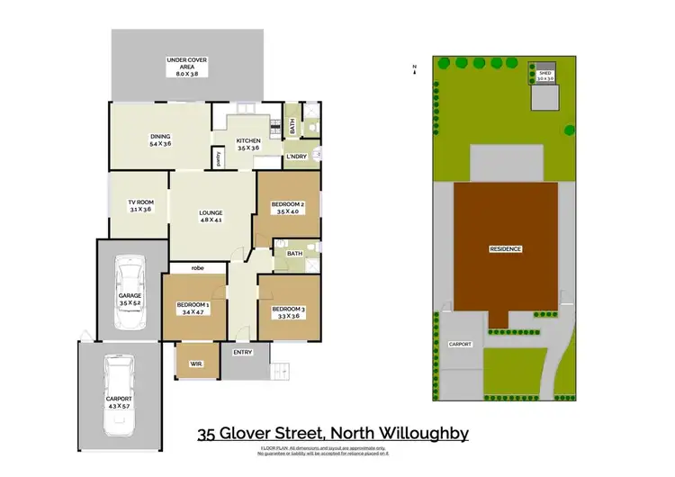 Floorplan of Homely house listing, 35 Glover Street, Willoughby North NSW 2068