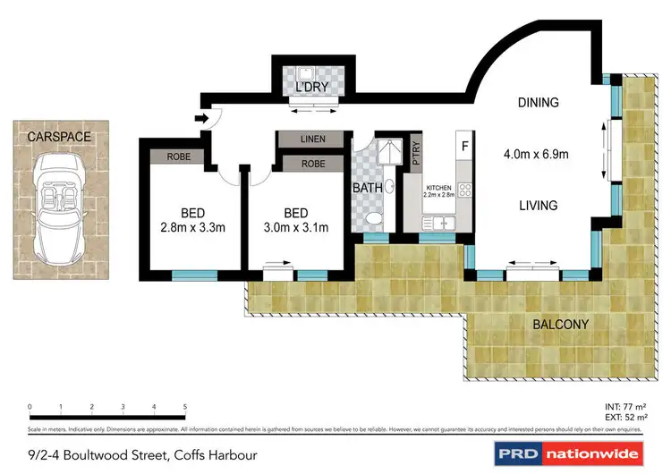 Floorplan of Homely unit listing, 9/2-4 Boultwood Street, Coffs Harbour NSW 2450