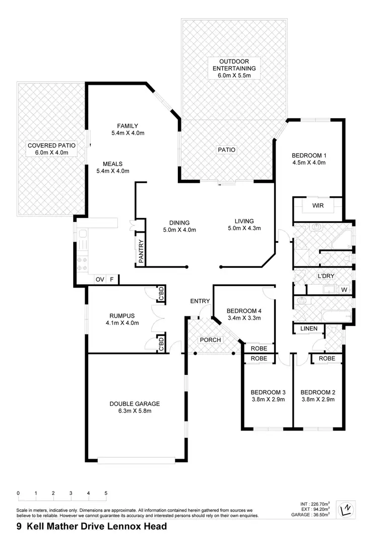Floorplan of Homely house listing, 9 KELL MATHER DRIVE, Lennox Head NSW 2478
