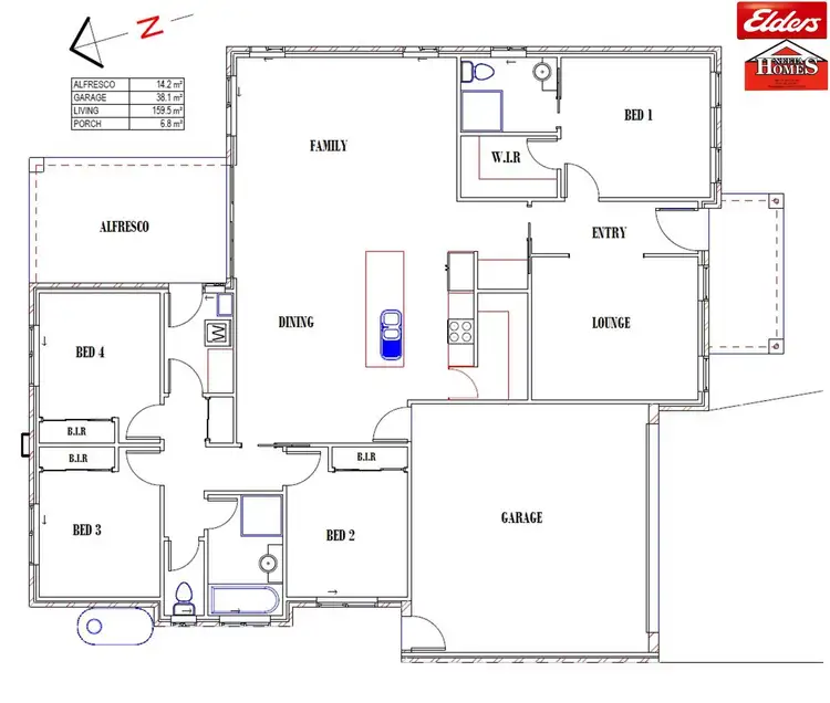 Floorplan of Homely house listing, 15 Graziers Street, Googong NSW 2620